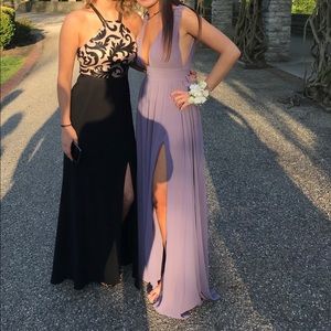 Lulu’s Dusty Purple Prom Dress